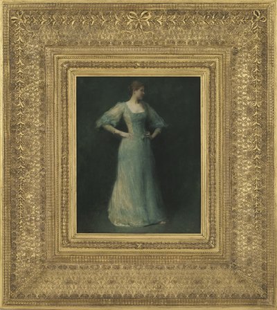 Il vestito blu, 1892 da Thomas Wilmer Dewing